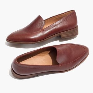 Madewell Brown Leather Slip-On Loafers